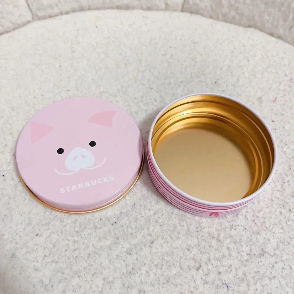 Starbucks 2019 pink piggy mini pocket to keep candy or decorations.